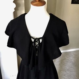 Lulu's Dresses - Lulu’s Tenderly Tangled Black Lace-up Dress Lulu's Dresses - Lulu’s Tenderly Tangled Black Lace-up Dress